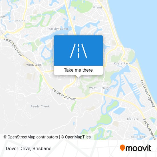 Dover Drive map