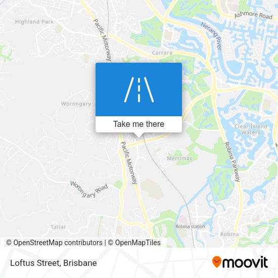 Loftus Street map