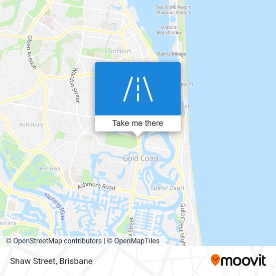 Shaw Street map