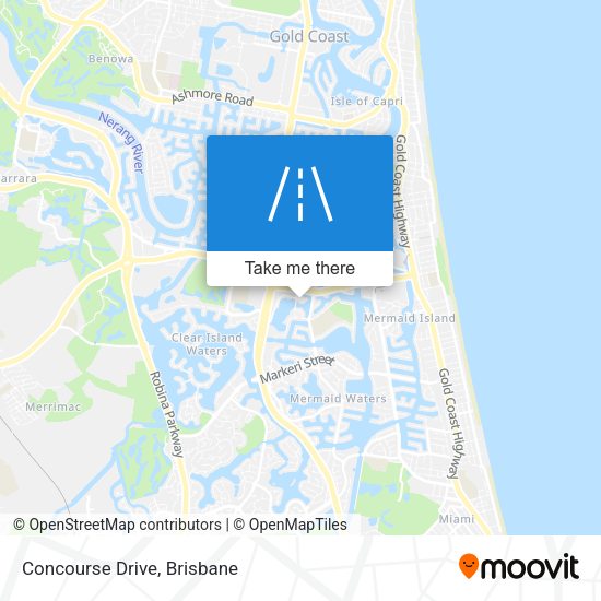 Concourse Drive map