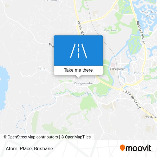 Atomi Place map