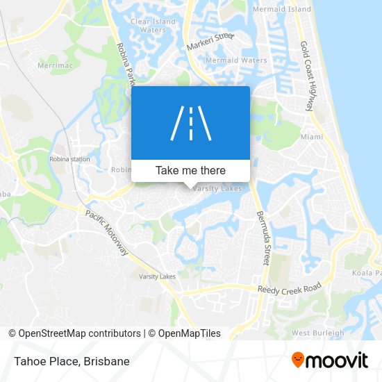 Tahoe Place map