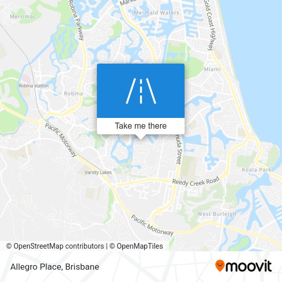 Allegro Place map