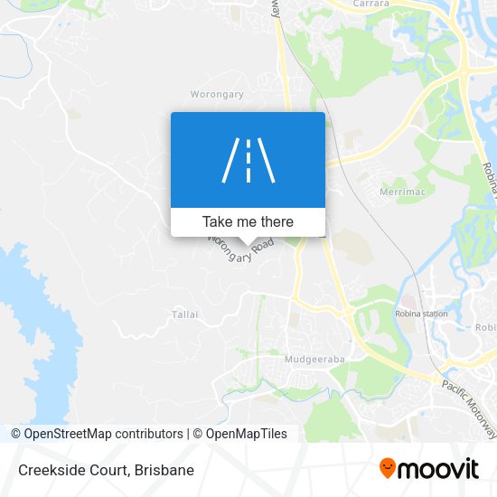 Creekside Court map