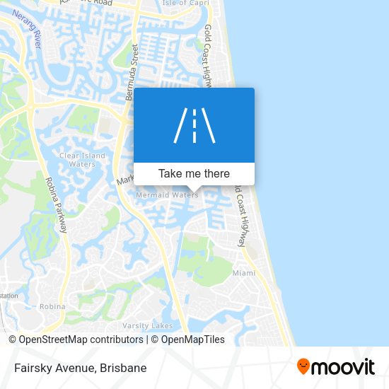 Fairsky Avenue map