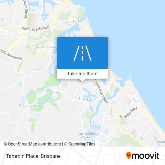 Tammin Place map