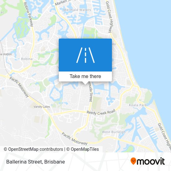 Ballerina Street map