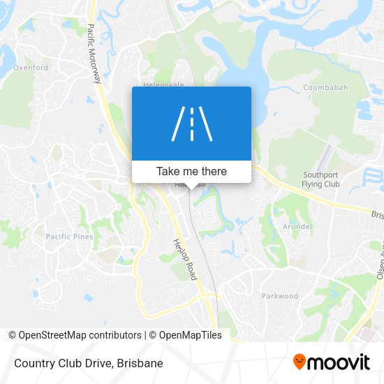 Country Club Drive map