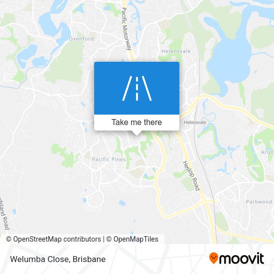 Welumba Close map
