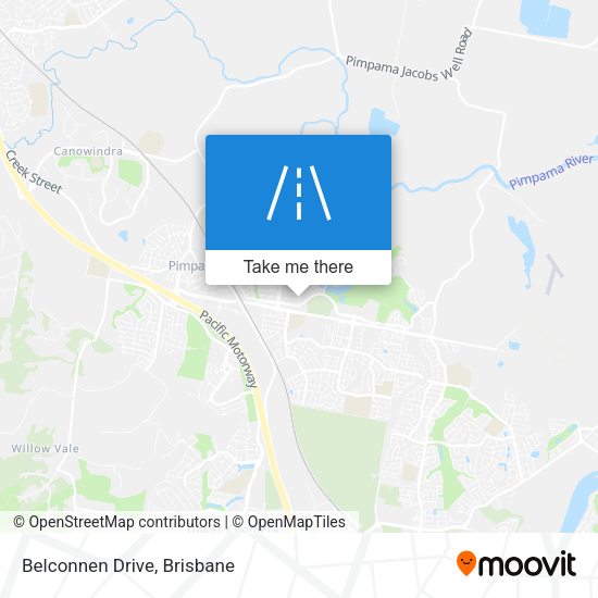 Belconnen Drive map