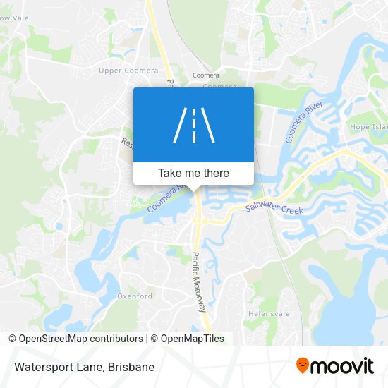 Watersport Lane map