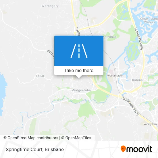 Mapa Springtime Court