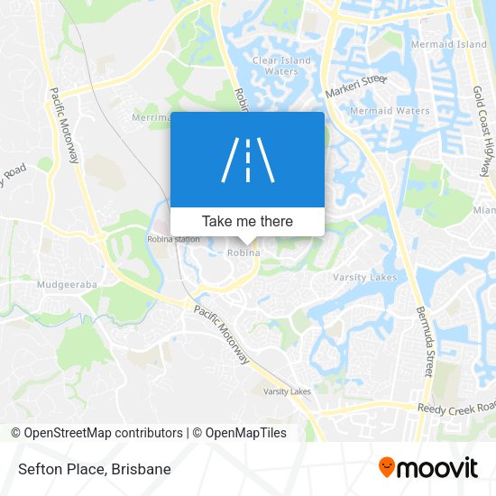 Sefton Place map