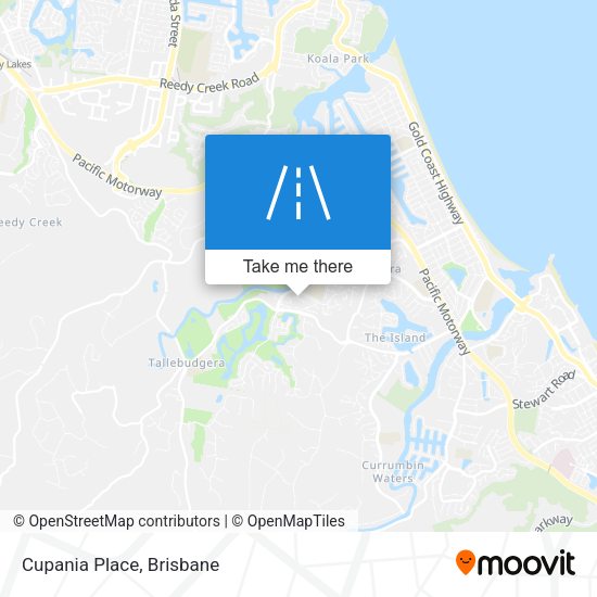 Cupania Place map