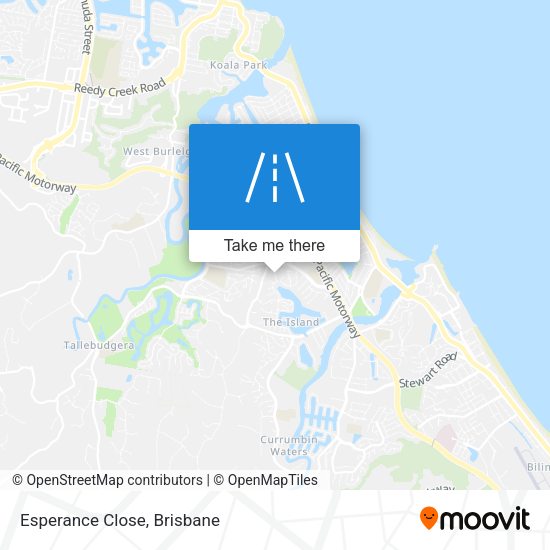 Esperance Close map