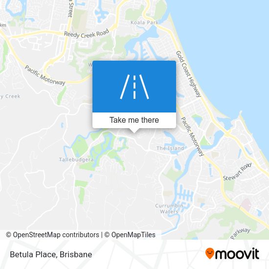 Betula Place map