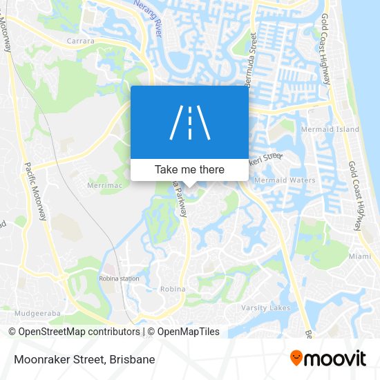 Moonraker Street map
