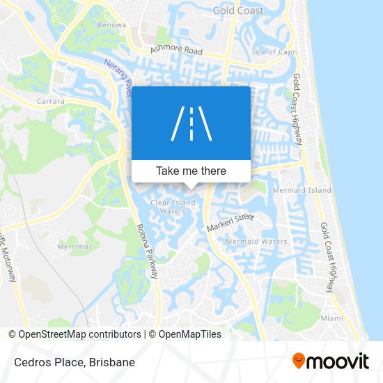 Cedros Place map