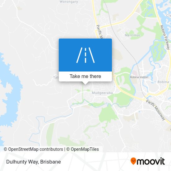 Dulhunty Way map