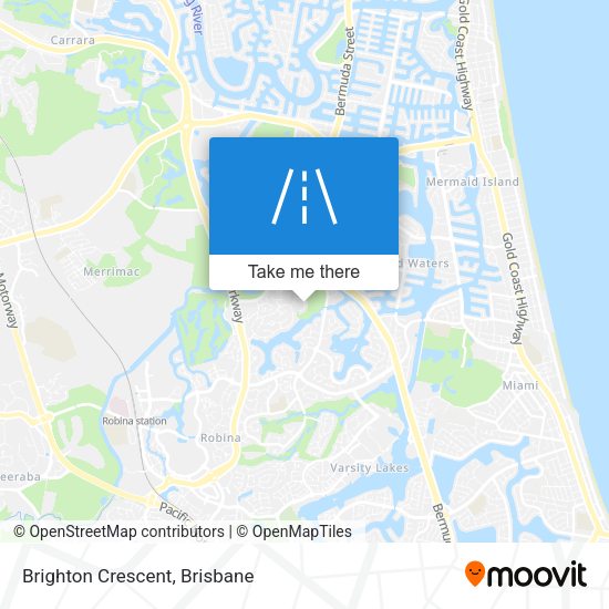 Brighton Crescent map
