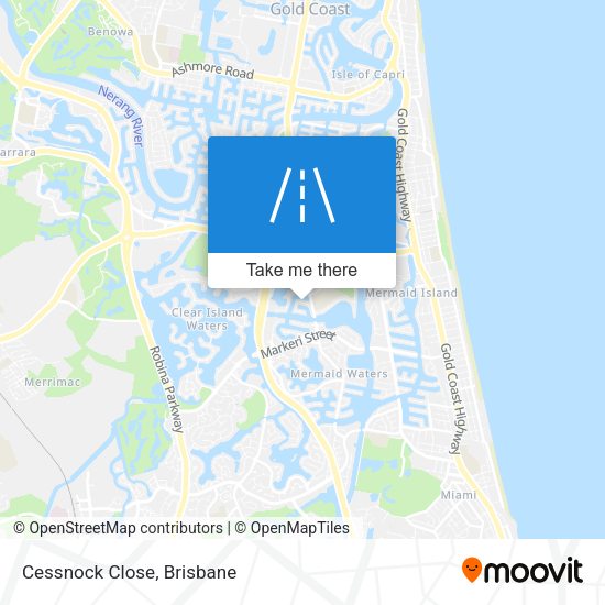 Cessnock Close map