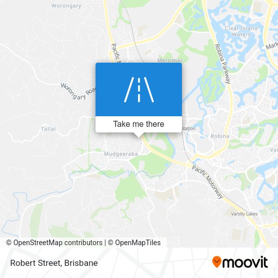 Robert Street map