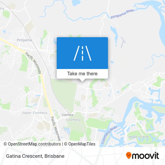 Gatina Crescent map