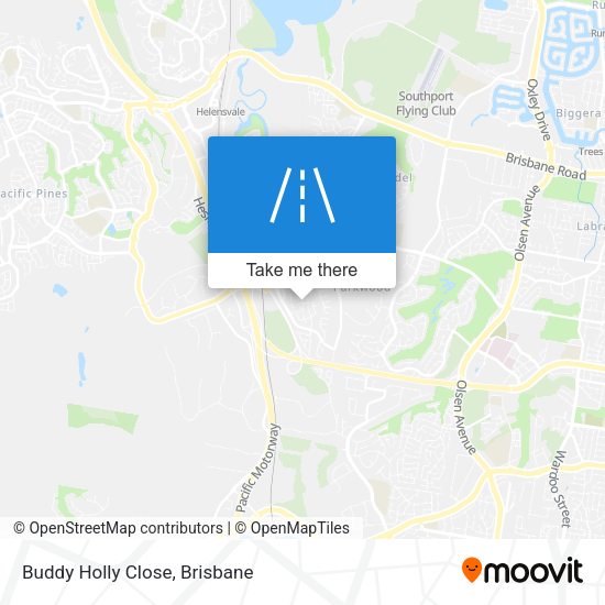 Buddy Holly Close map