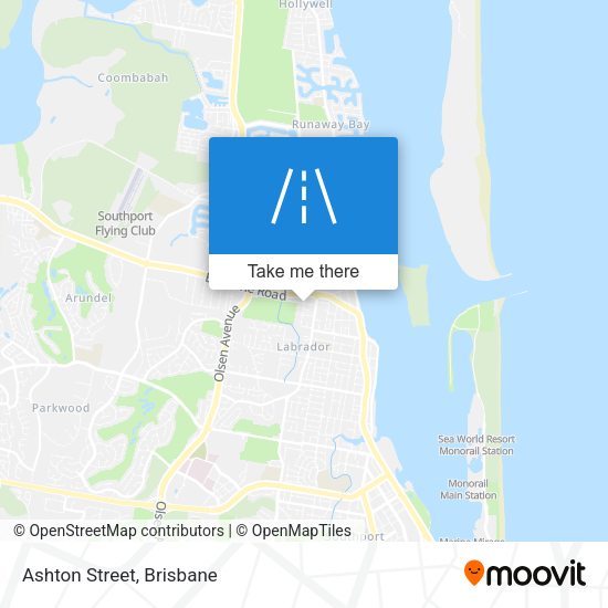 Ashton Street map