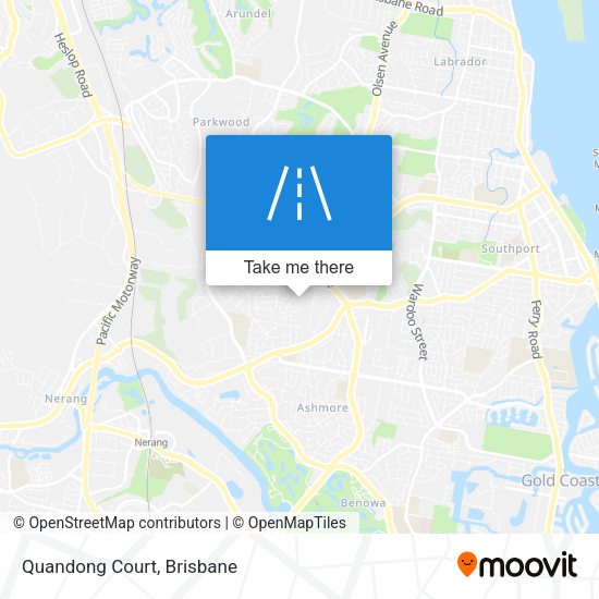 Quandong Court map