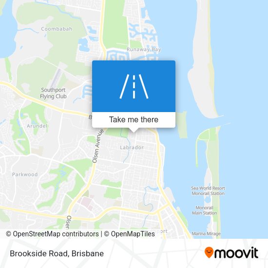Brookside Road map