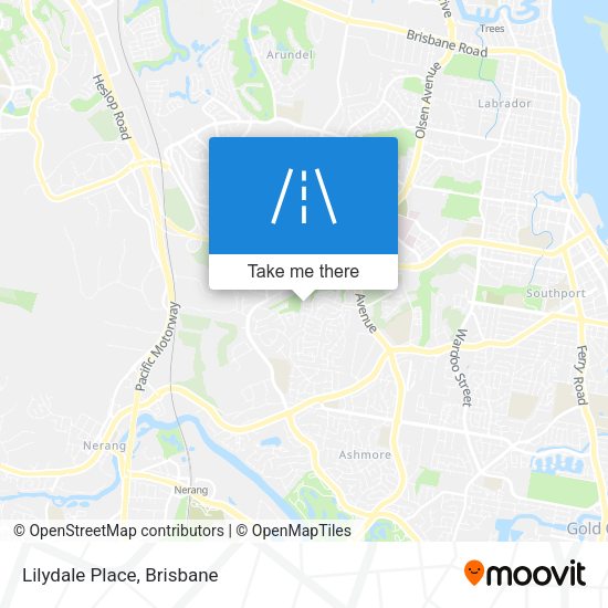 Lilydale Place map