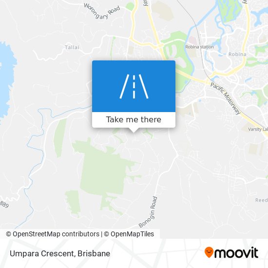 Umpara Crescent map