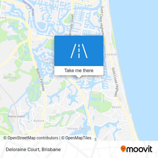 Deloraine Court map