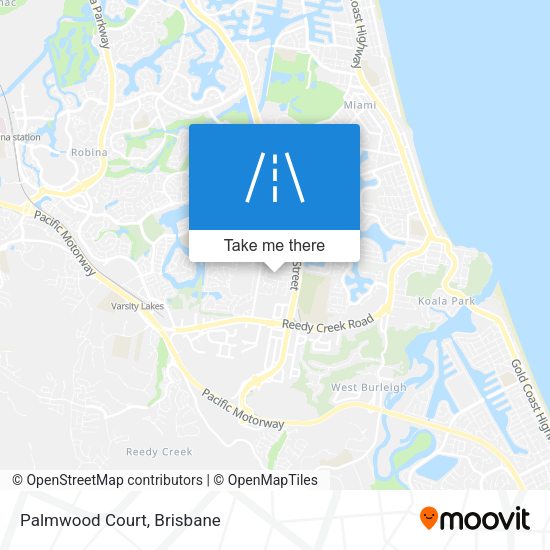 Palmwood Court map