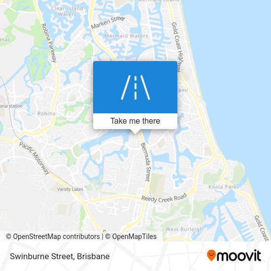 Swinburne Street map