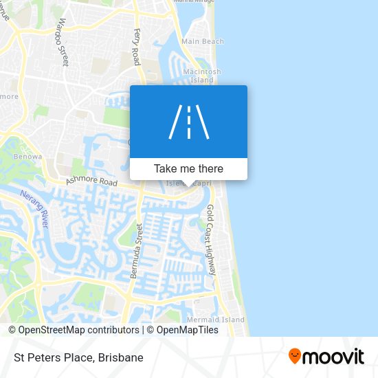 St Peters Place map
