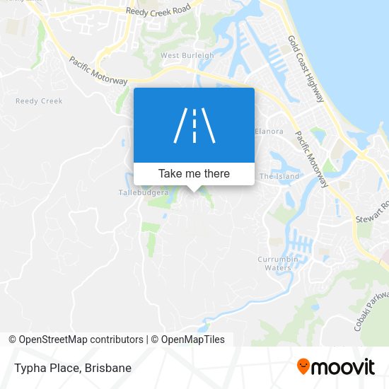Typha Place map