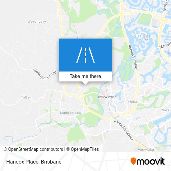 Hancox Place map