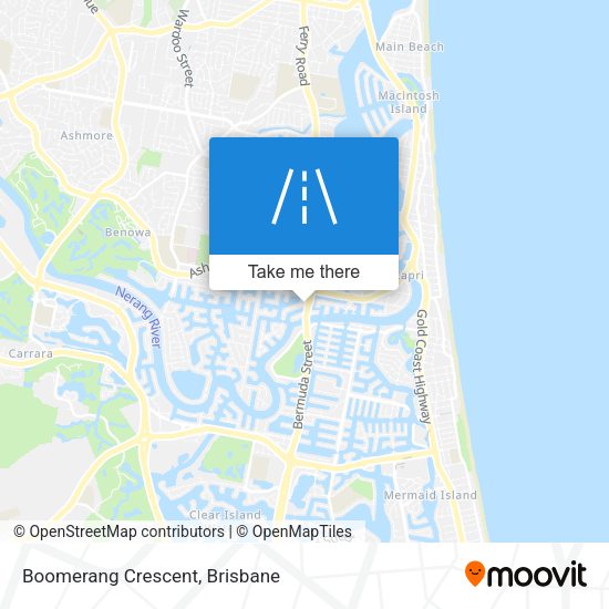 Boomerang Crescent map