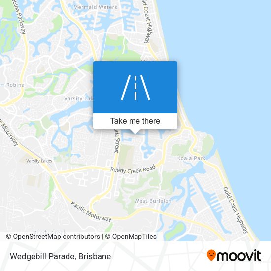 Wedgebill Parade map