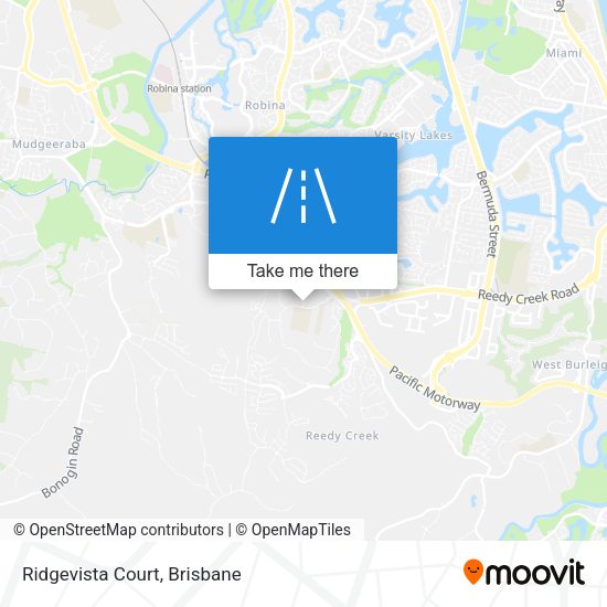 Ridgevista Court map