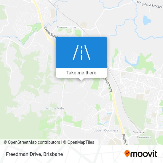 Freedman Drive map