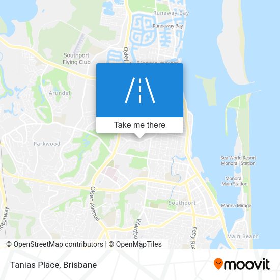 Tanias Place map