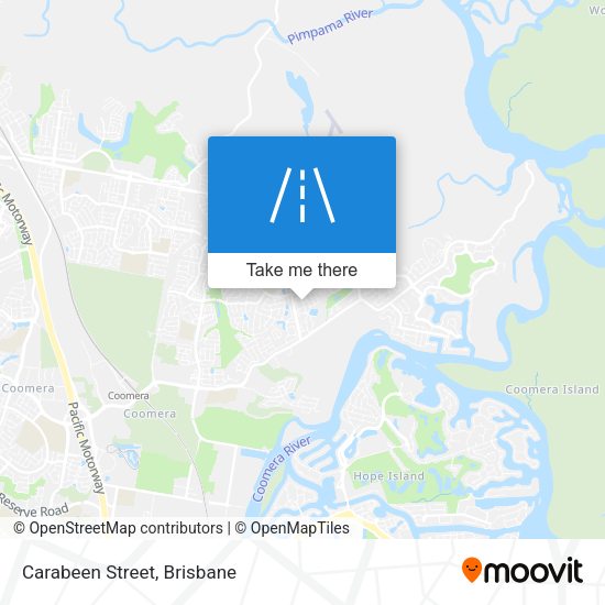 Carabeen Street map