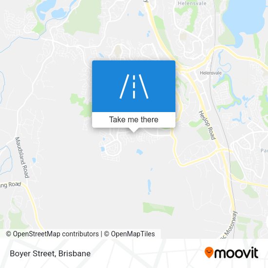 Boyer Street map