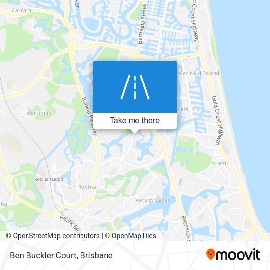 Ben Buckler Court map