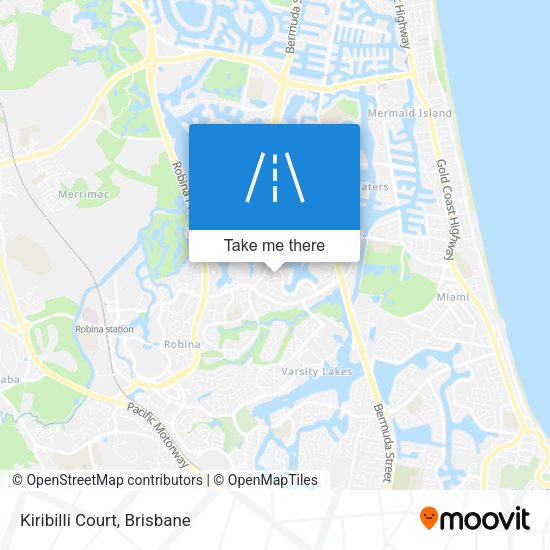 Kiribilli Court map