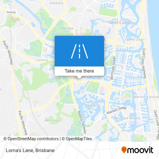 Lorna's Lane map