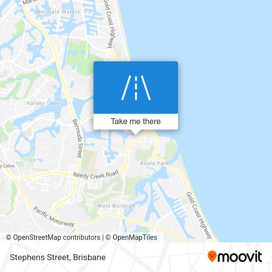 Stephens Street map